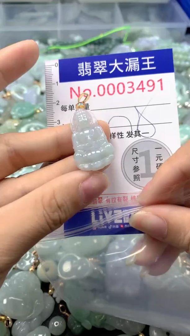 颈饰未镶嵌翡翠3491