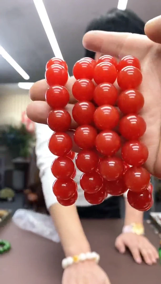 【闪购商品】岫玉红14未镶嵌多样式发货随机发一