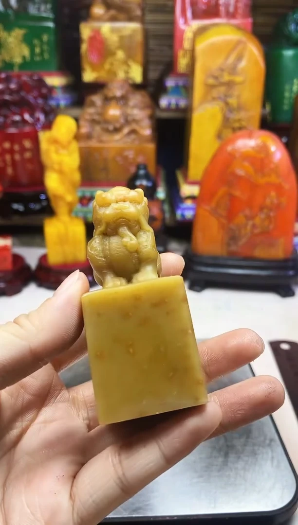 寿山石印石纯天然篆刻石料