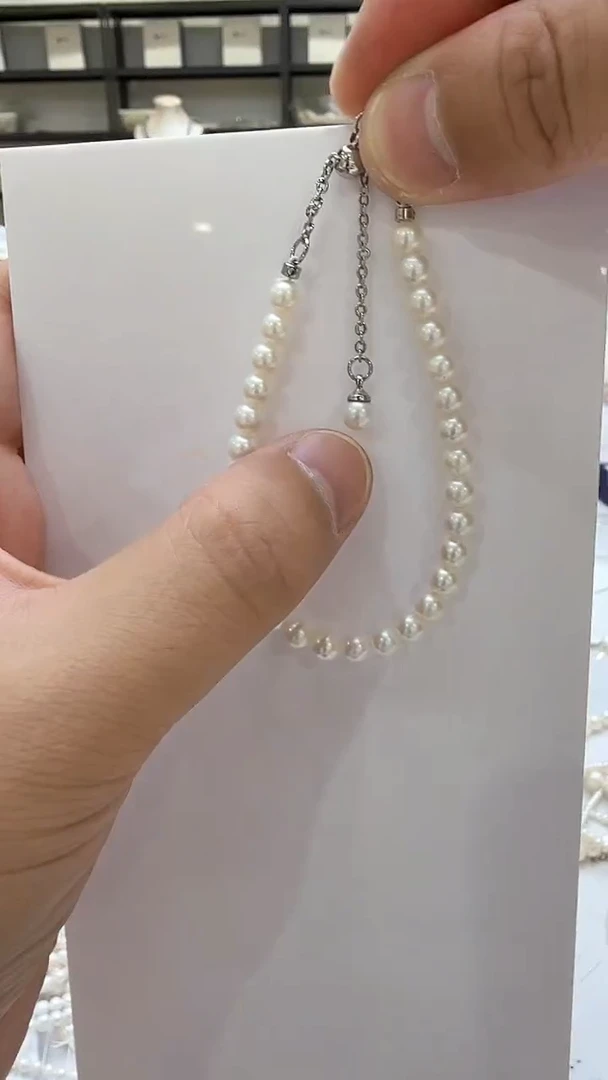 淡水珍珠手链未镶嵌5mm