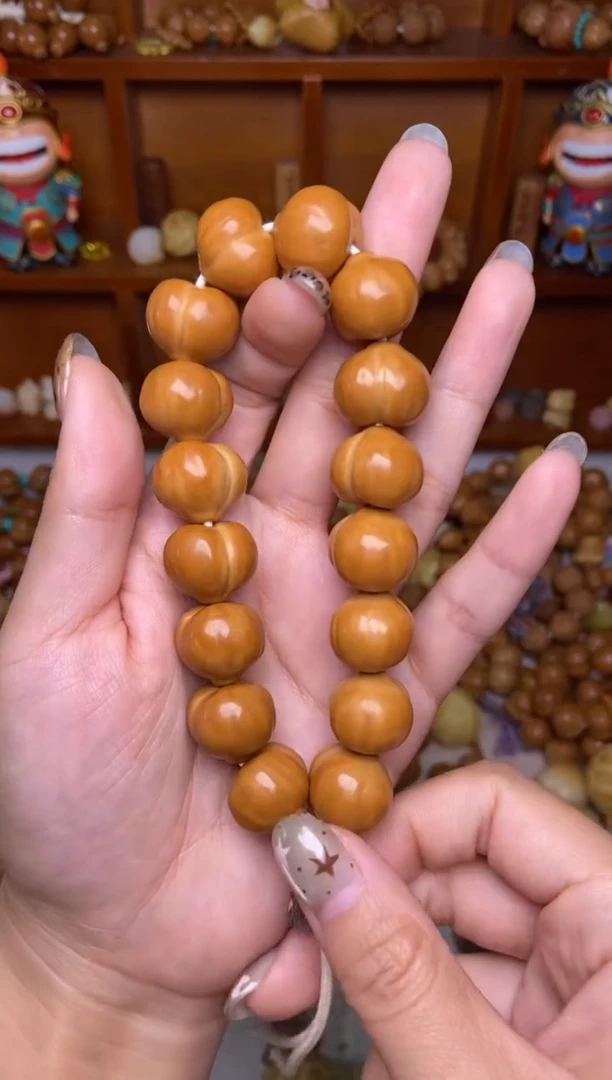 手串猴头核桃16+手持顶大尺寸稀缺定制款 蜜桃臀屁桃