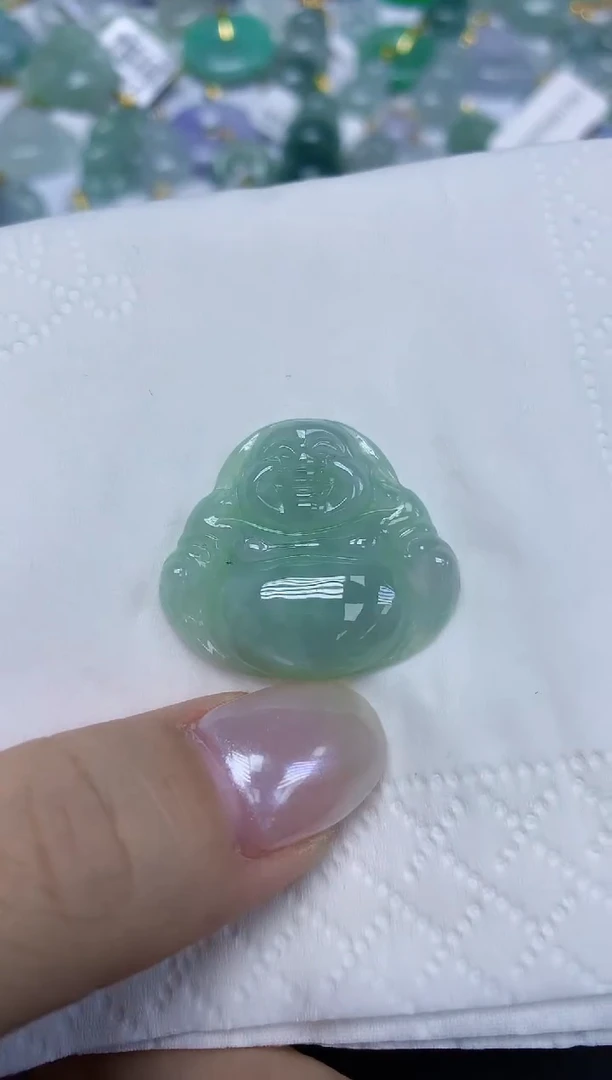 翡翠未镶嵌颈饰天然缅甸翡翠A货
