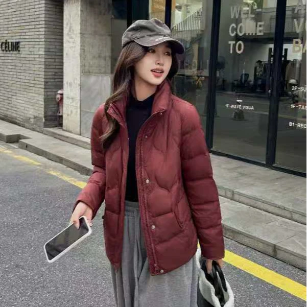 199-299冬季防寒外套妈妈装新款百搭保暖时尚短款棉服中长款潮版