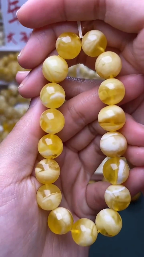 裸石蜜蜡未镶嵌蜜蜡.48 尺寸12mm