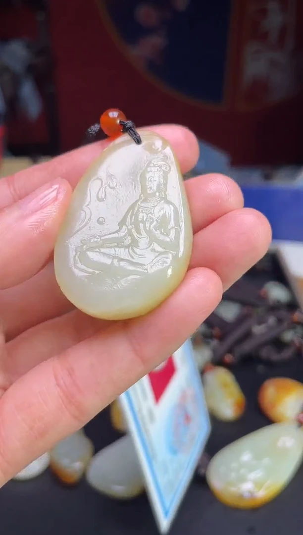 颈饰未镶嵌和田玉123