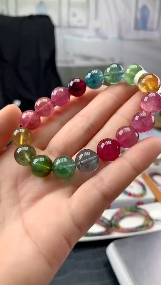 未镶嵌手串碧玺 多样性发一条