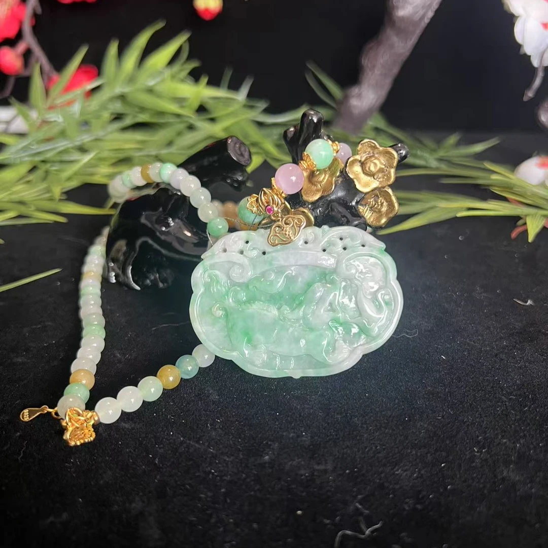 【七夕礼物】流光●S925翡翠项链（0058476）