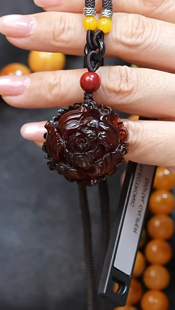 琥珀颈饰未镶嵌8819天然蜜蜡珠宝奇石全部保真