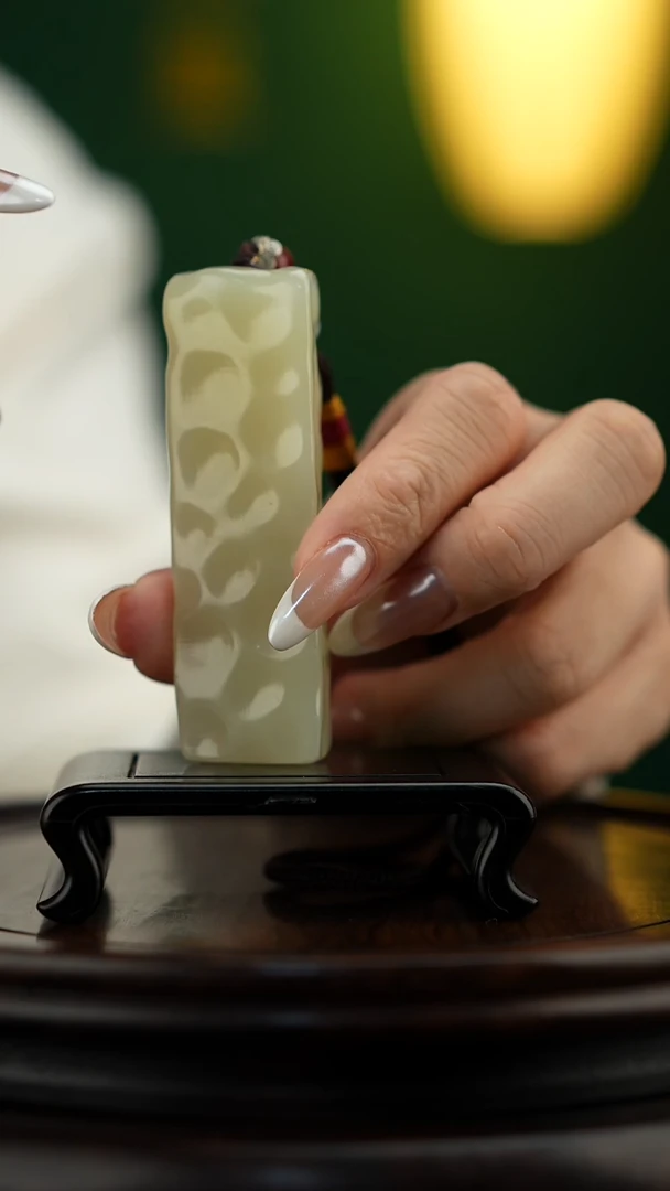 玉【小奶酪】天然玉石手把件