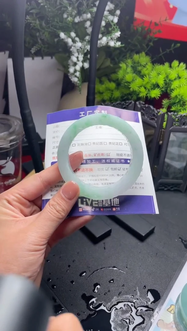 【闪购商品】定制翡翠手镯未镶嵌定制手镯YJ6/DZS