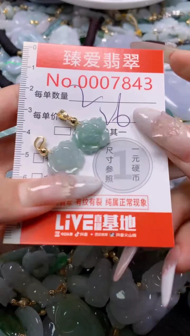 颈饰未镶嵌翡翠7843