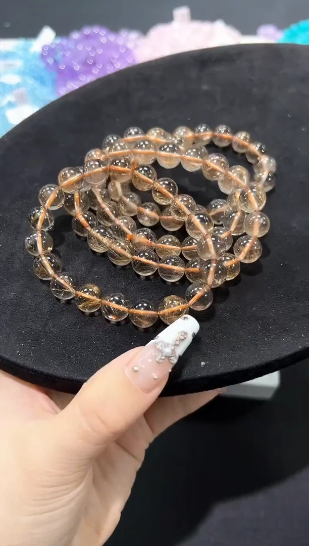 水晶手链未镶嵌72i多样性发其一【1条】默认微瑕10mm