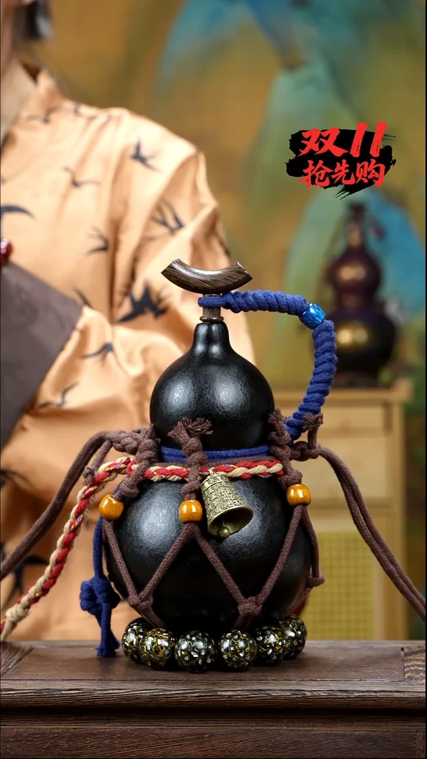 Xl037网兜款酒葫芦不包手串