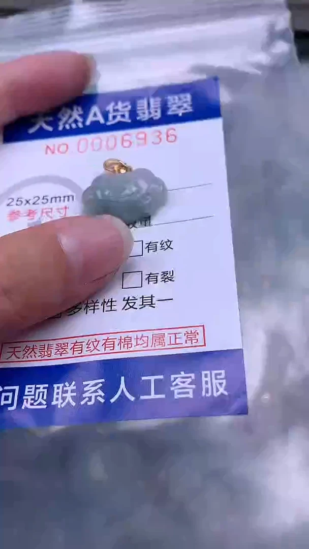翡翠未镶嵌吊坠(不含链)1