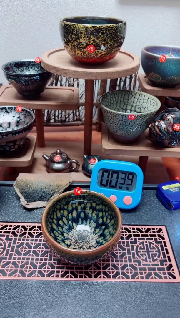 茶盏茗**舍14号建盏工匠茶器