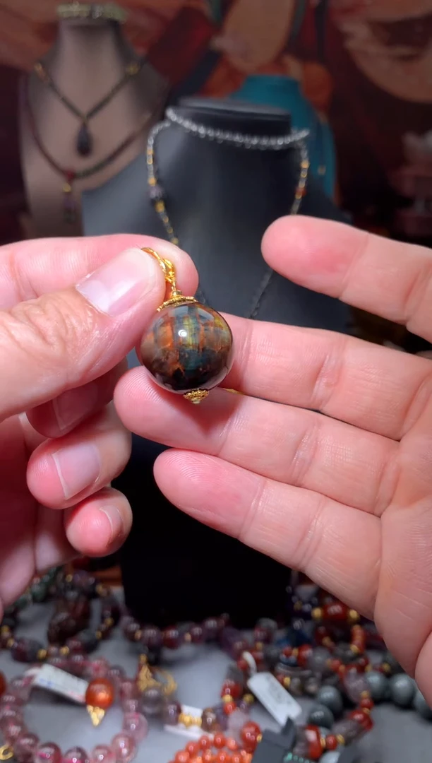 未镶嵌吊坠木变石彼得石单扣吊坠