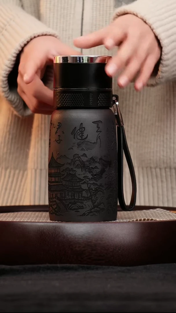 茶壶紫砂宜兴紫砂石黄随行杯