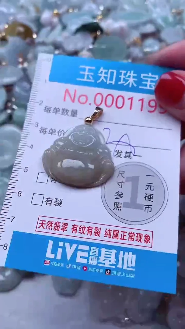 吊坠(不含链)未镶嵌翡翠1199