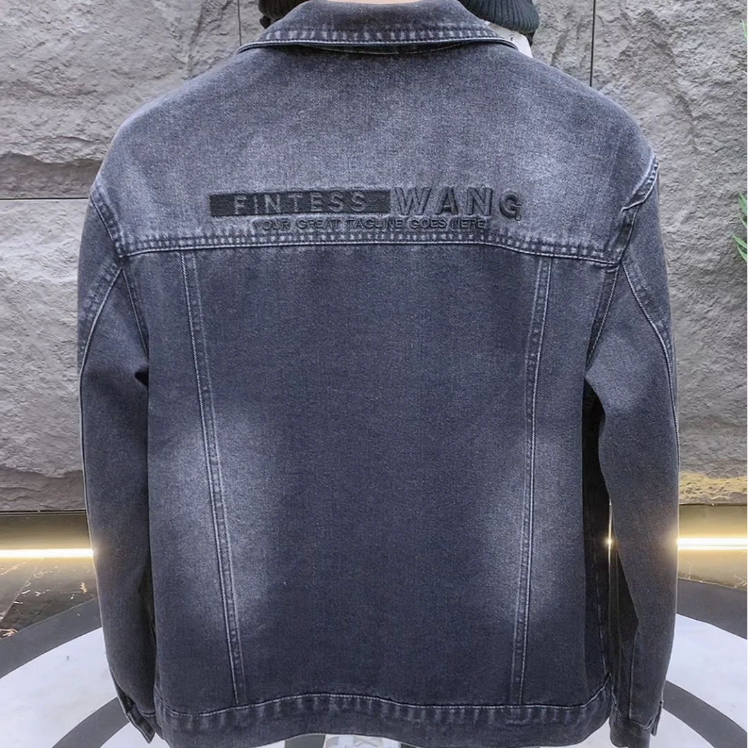 男士韩版外套休闲百搭水洗帅气牛仔夹克潮流外套8828