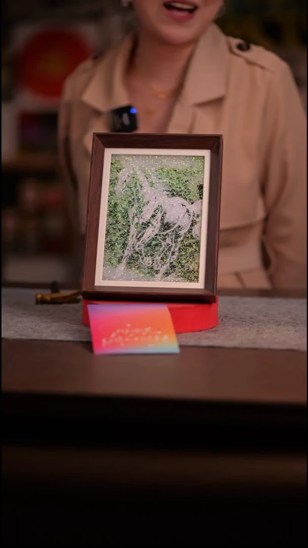 国画溪**秋938-8寸流沙-手写-