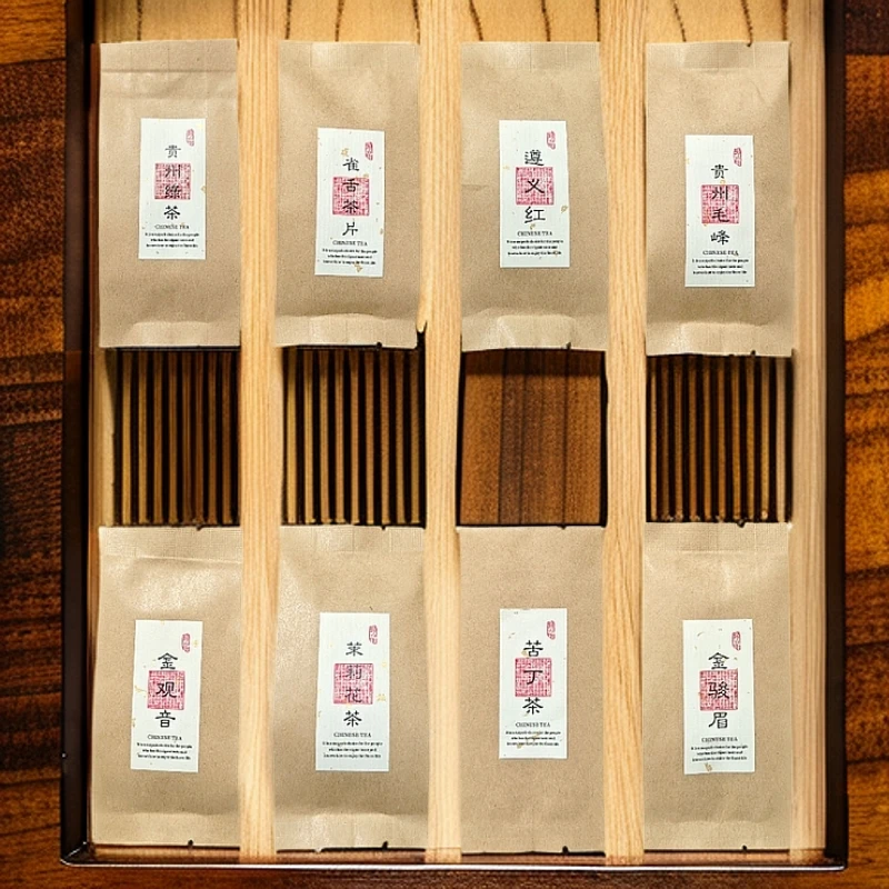 贵州茶叶八口味混装口粮茶 尝鲜装