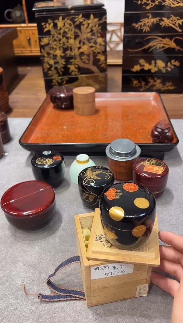 茶枣  大漆漆器大漆漆器