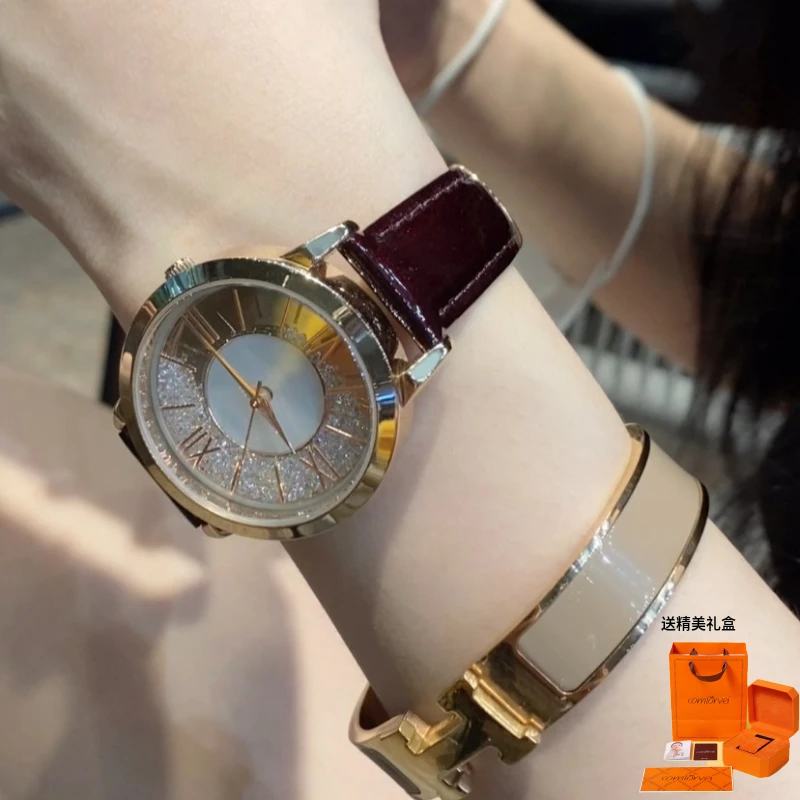 简约流沙520时尚女表腕表手表女士女生石英表气质潮流潮流学生