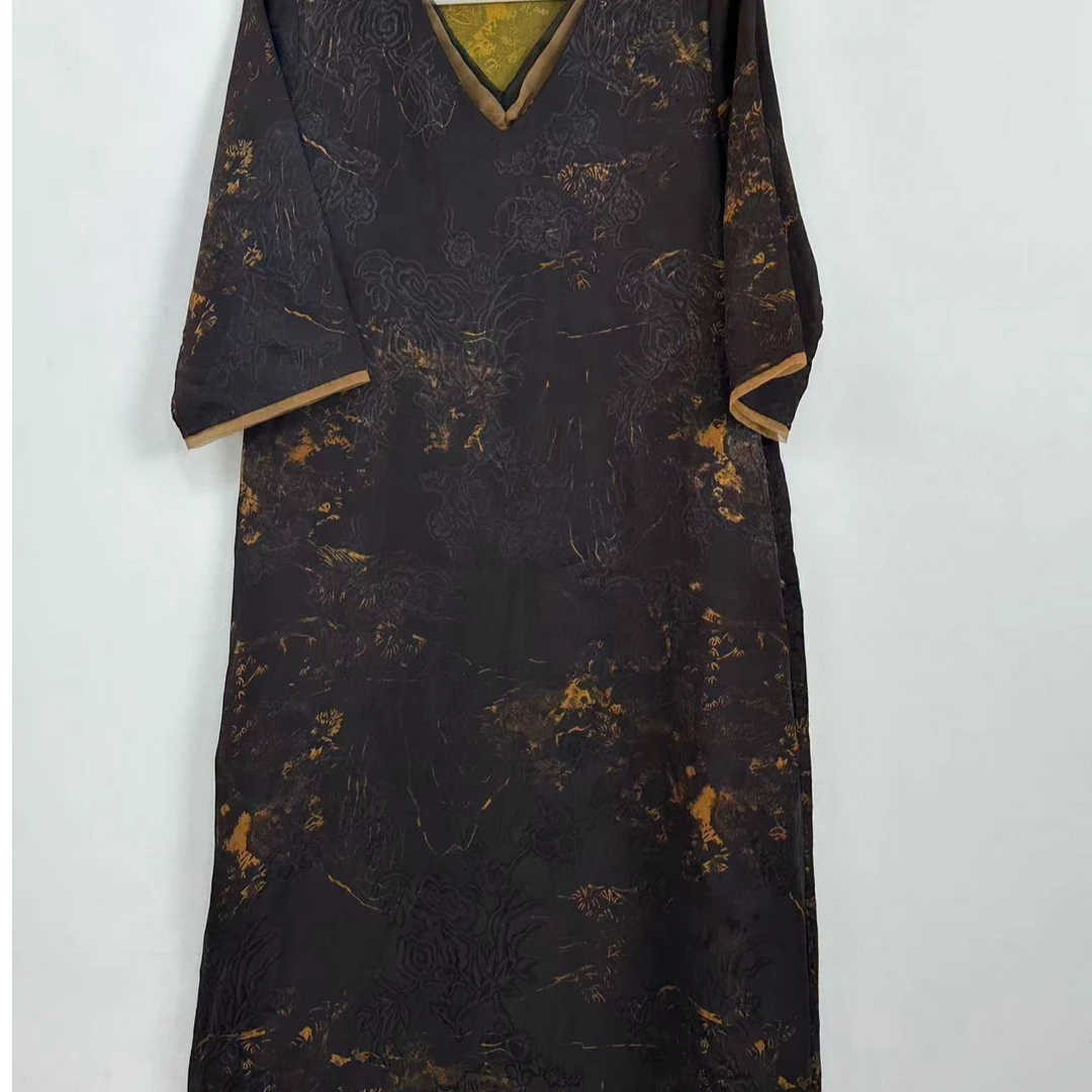 【金丝衣履】宽松大气桑蚕丝气质百搭香云纱女夏