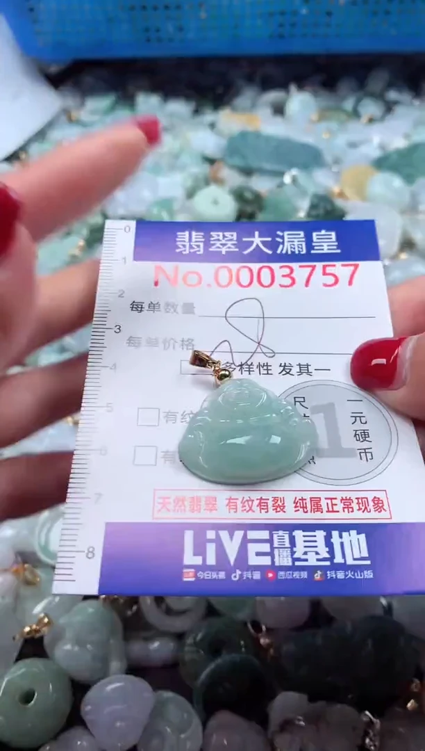 颈饰未镶嵌翡翠3757