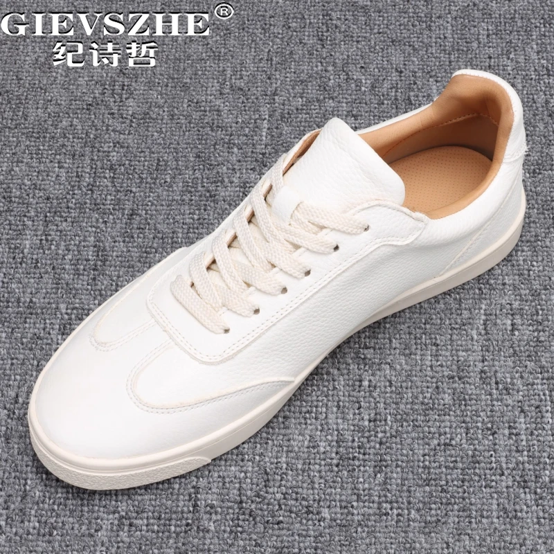 纪诗哲男鞋百搭潮流轻奢运动鞋子男款时尚简约德训鞋舒适轻便板鞋