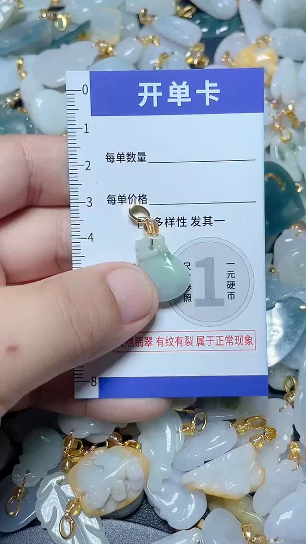 颈饰未镶嵌翡翠天然A货翡翠