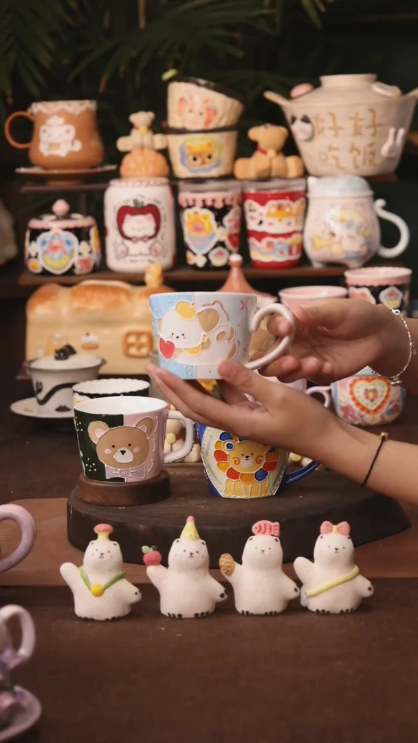 摆件景德镇原创手作陶瓷