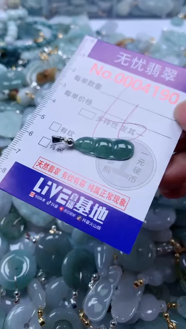 翡翠未镶嵌吊坠(不含链)4190