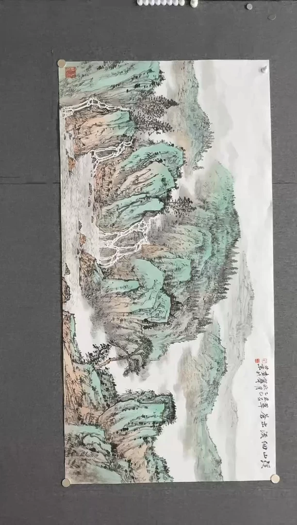国画炳山艺术--潘如华老师作品