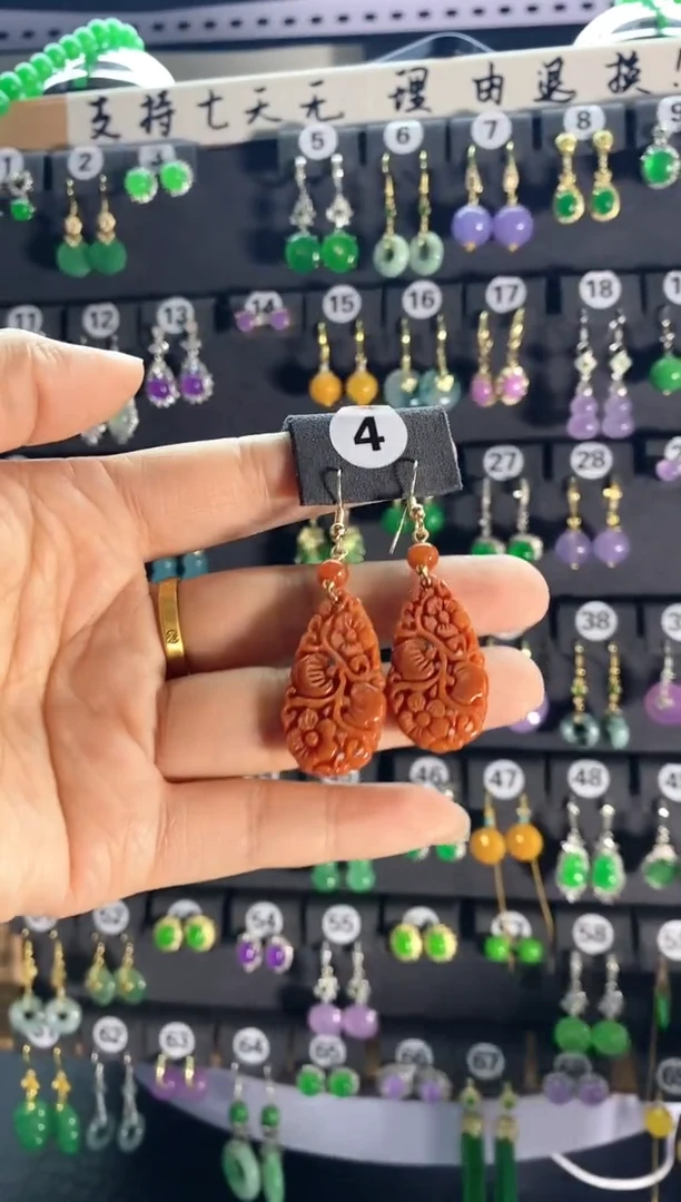 翡翠银S925镶嵌颈饰4...