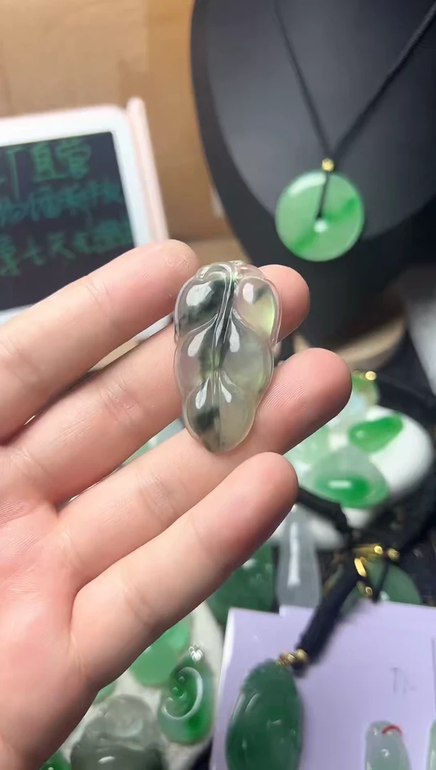 颈饰未镶嵌翡翠所见即所得，一图一物