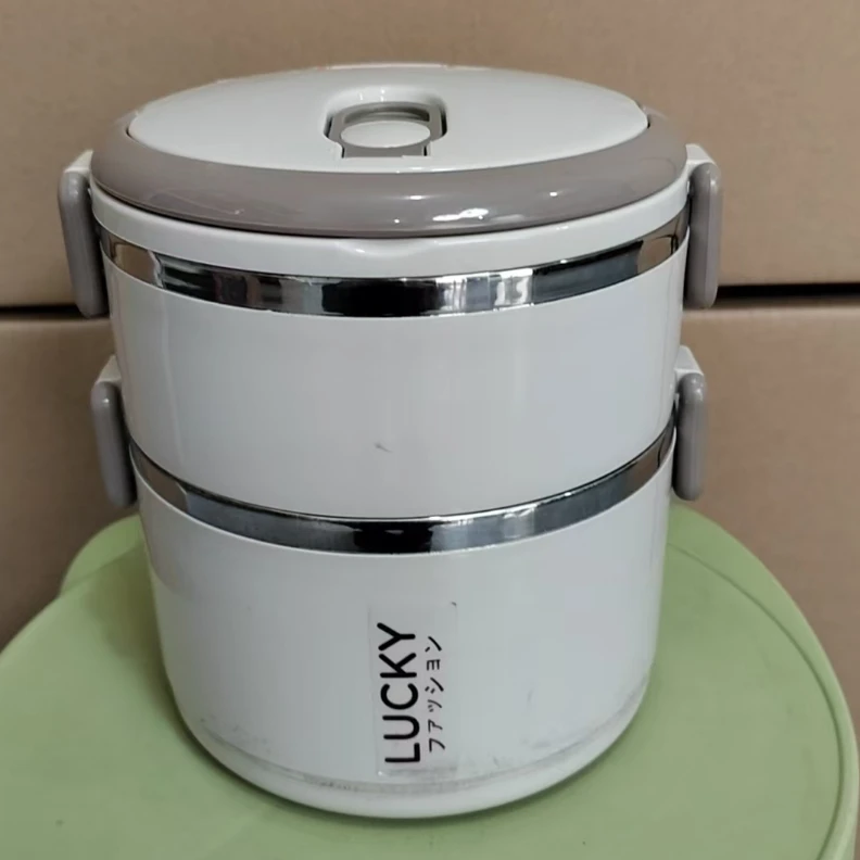 双层保温饭盒颜色规格 随机发 NN