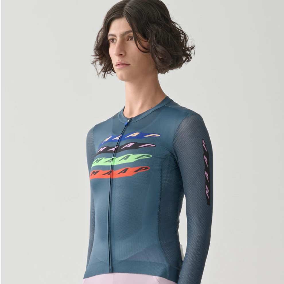MAAP 女士 Evade X Pro Air LS Jersey 3.0 长袖骑行服 防晒 透气