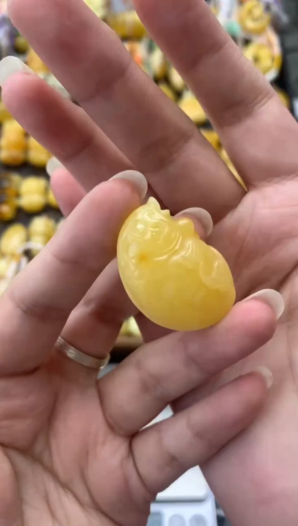 未镶嵌琥珀珠宝奇石049个别微瑕介意勿拍