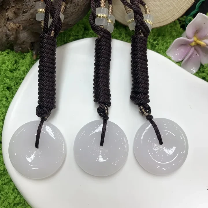 翡翠平安扣FL31@多样性发其一CP配绳