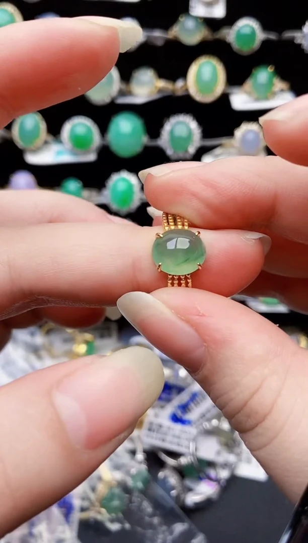 颈饰银S925镶嵌翡翠7267