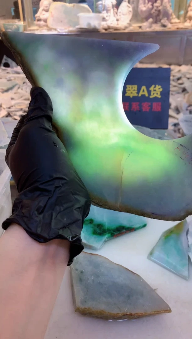 翡翠未镶嵌颈饰0朗0翡翠珠宝 54