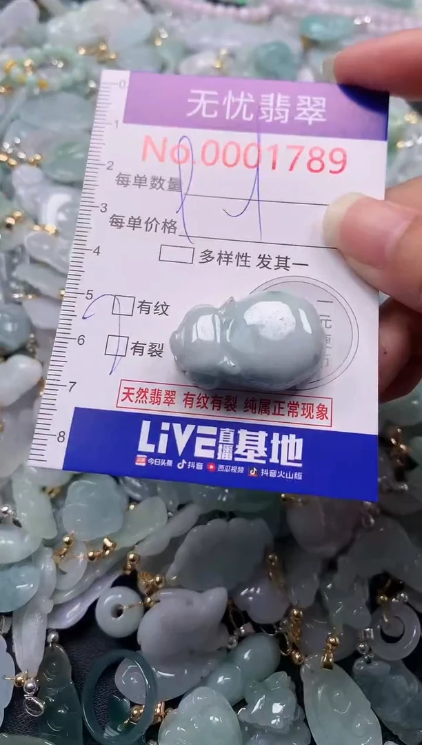 吊坠(不含链)未镶嵌翡翠1789