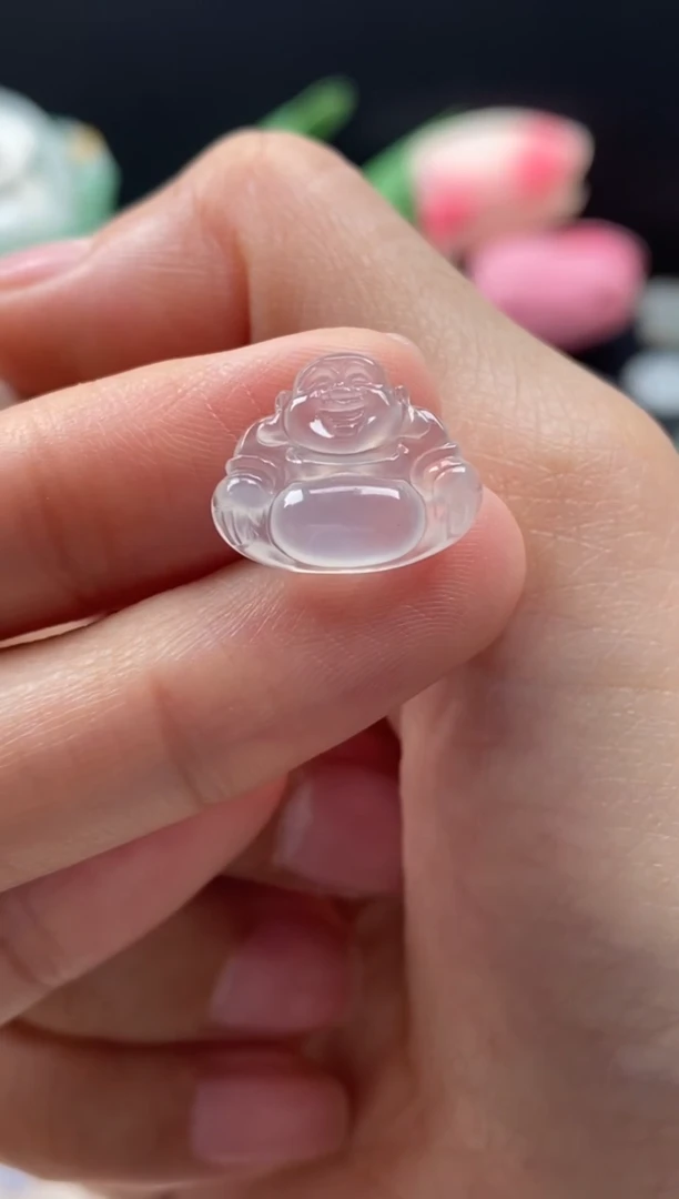 【闪购商品】翡翠颈饰未镶嵌翡翠高冰佛公