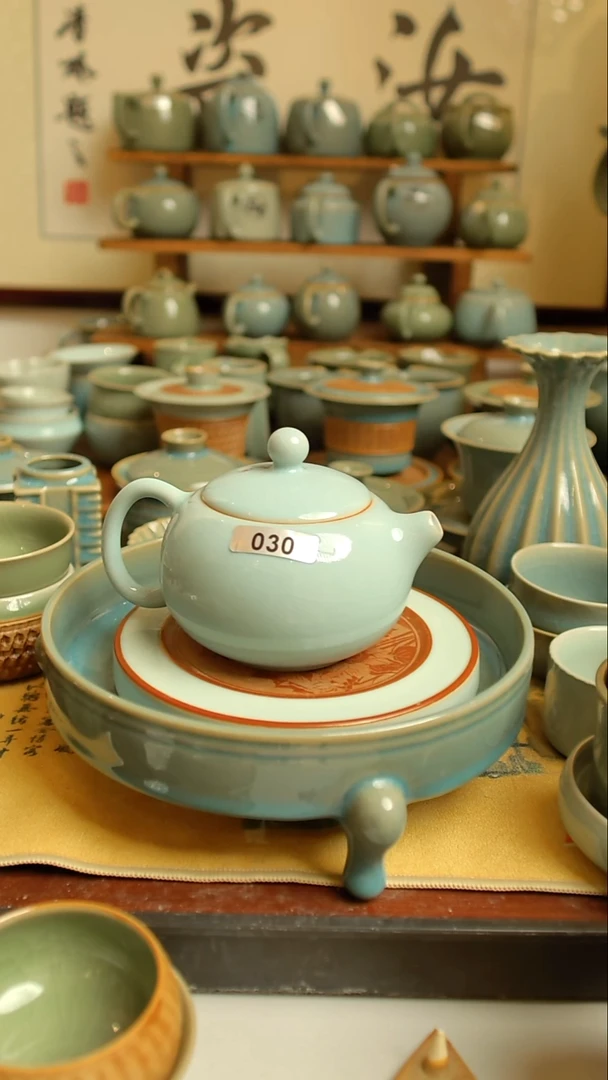 陶完美无瑕天青西施壶