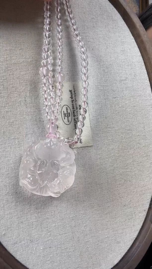 颈饰未镶嵌水晶纯天然水晶吊坠