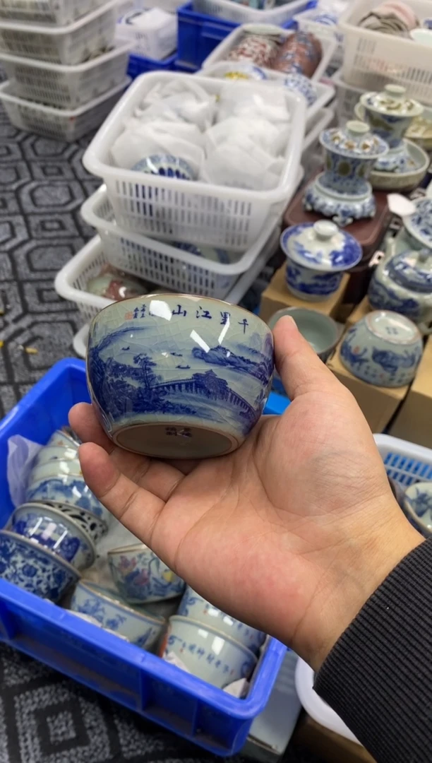 陶瓷老陶泥工艺茶具容量约90