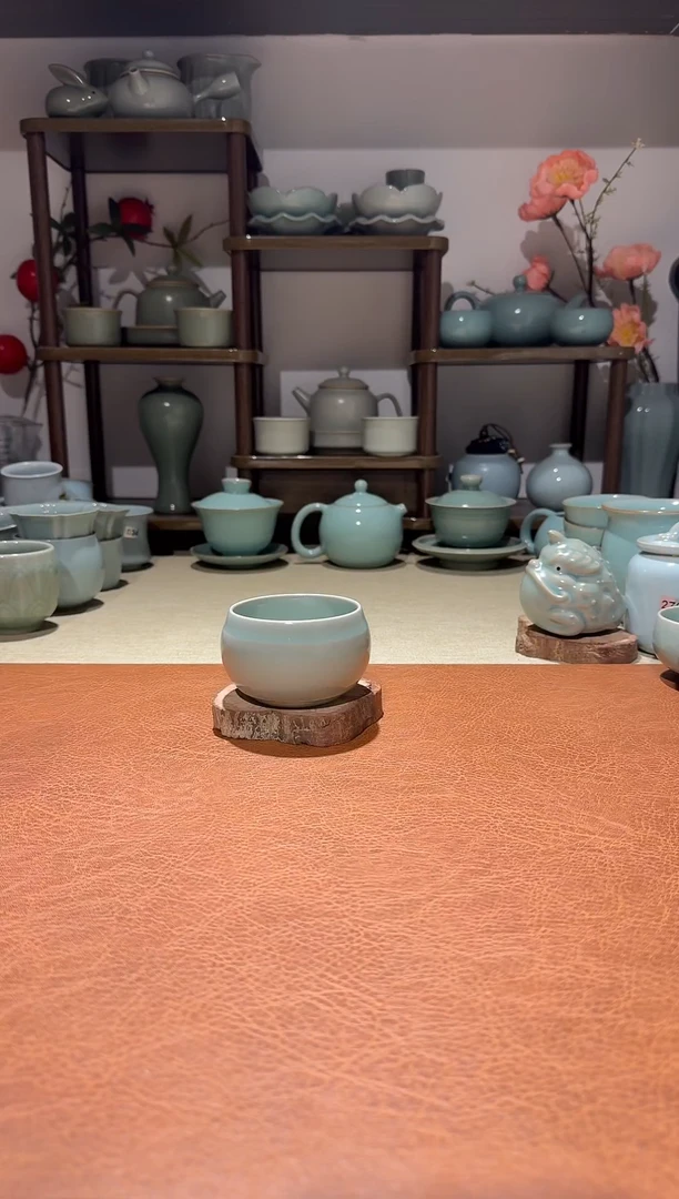 杯子瓷288全手薄胎鼓腹杯 主人杯品茗杯普洱杯 仿古釉不开片一级