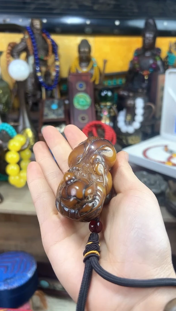 【闪购商品】琥珀手链未镶嵌猪妹精品专属链接