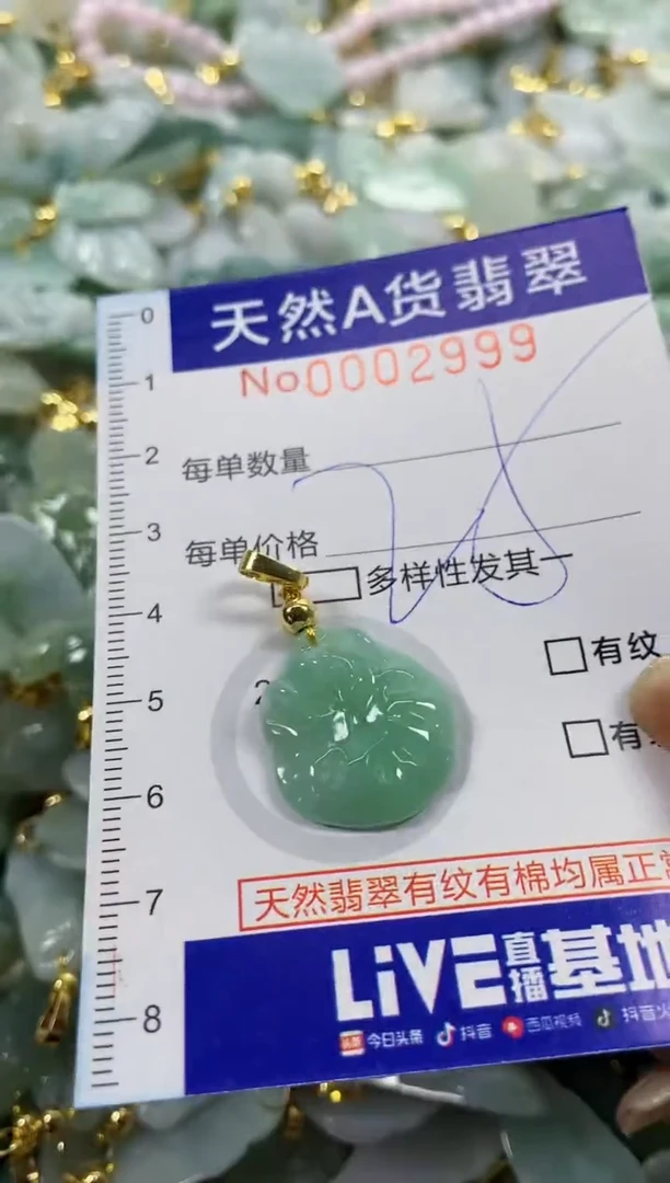 颈饰未镶嵌翡翠天然A货翡翠